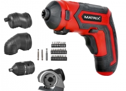 MATRIX 4 V Akkuschrauber AK 4-quattro mit 4 Aufsätzen und mehreren Funktionen für 24,99€ inkl. Versand!