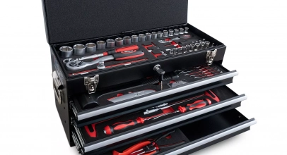 Weber Werkzeugkiste gefüllt 104-teilig Werkzeugkasten Werkzeugkoffer für 178€ inkl. Versand!