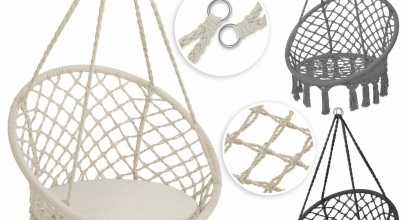 KESSER® Hängesessel Hängeschaukel mit 2 Stahlringen für 40,32€ inkl. Versand!