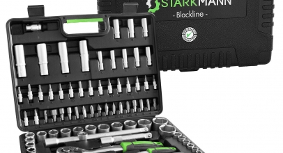 STARKMANN Blackline 94 teiliger Steckschlüssel-Satz Nußkasten Ratschenkasten für 29,99€ inkl. Versand!