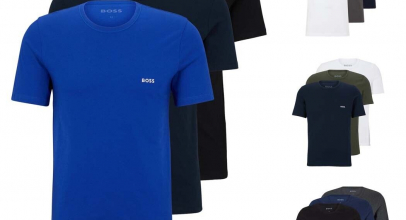 3er Pack BOSS Herren T-Shirts Rundhals kurzarm Farbwahl reine Baumwolle für 34,95€ inkl. Versand!