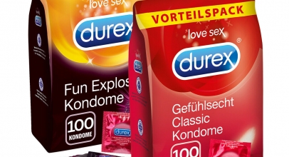 Durex Kondome Gefühlsecht oder Fun Explosion (100 Stück) für 36,99€