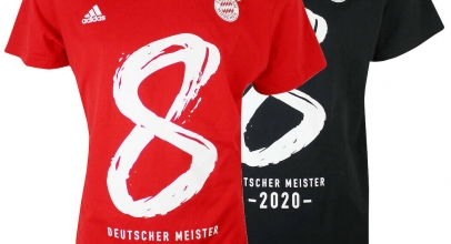 adidas Bayern München 8mal Deutscher Meister 2020 T-Shirt für 22,49€ inkl. Versand!