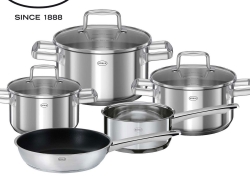 Rösle Edelstahl Induktion 8-tlg. Topfset für 79,99€ inkl. Versand