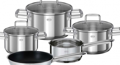 Rösle Edelstahl Induktion 8-tlg. Topfset für 79,99€ inkl. Versand