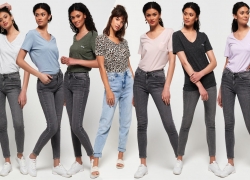 Superdry Orange Label Essential Damen T-Shirt mit V-Ausschnitt für 12,95€ inkl. Versand!