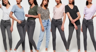 Superdry Orange Label Essential Damen T-Shirt mit V-Ausschnitt für 12,95€ inkl. Versand!