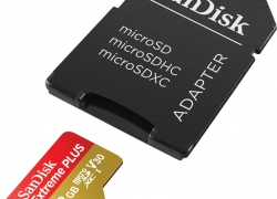 SANDISK Extreme Plus 128 GB, Micro-SDXC Speicherkarte, 170 MB/s für 14,-€ inkl. Versand!