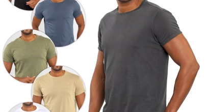 A. Salvarini Herren Designer T-Shirt Kurzarm Rundhals für 10,90€ inkl. Versand!