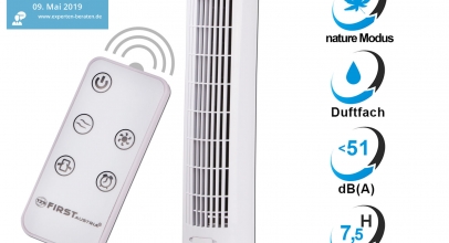 60 Watt Säulenventilator Towerventilator mit Fernbedienung für 42,99€ inkl. Versand
