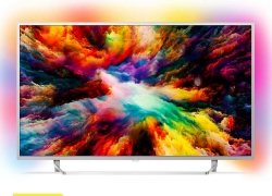 Philips 126cm (50 Zoll) 4K Ultra HD LED Fernseher 3fach Ambilight + HDR10 für 444€