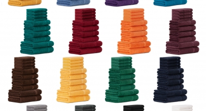 Handtuch-Set: 4 Handtücher – 2 Duschtücher – 4 Gästetücher – 100% Baumwolle 600g/m² für 33,90€ inkl. Versand!