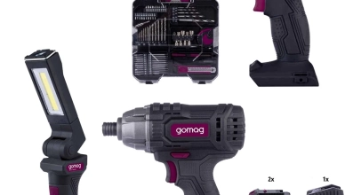 Gomag 20V Akku Werkzeug Set – Bohrer Schrauber Leuchte 4Ah Akku/Lader – B-Ware für 72,99€ inkl. Versand!