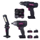Gomag 20V Akku Werkzeug Set – Bohrer Schrauber Leuchte 4Ah Akku/Lader – B-Ware für 72,99€ inkl. Versand!