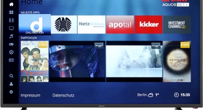 Sharp LC-43FG5242E Full HD LED Fernseher 109 cm [43 Zoll] in Schwarz für 249€