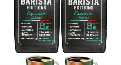 2 kg JACOBS Barista Editions Espresso Intense Ganze Bohne + 2 Ritzenhoff Becher für 19,99€ inkl. Versand