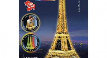 RAVENSBURGER 3D Puzzle Eiffelturm bei Nacht LED für 21,99€ inkl. Versand