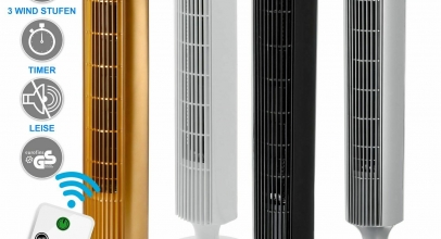 KESSER® Turmventilator mit Fernbedienung für 29,80€ inkl. Versand!
