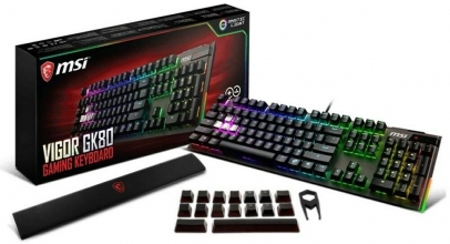 MSI Vigor GK80 CS MX-Speed-RGB-Silver (Tastatur) für 99,90€ inkl. Versand