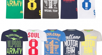 Soulcamp Herren T-Shirt Super Tee Shirt Dry Rundhalsausschnitt Print für 9,95€ inkl. Versand!