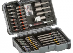 Bosch 43tlg. Bit- und Steckschlüssel-Set, PH, PZ, S, HEX, T, TH, Universalhalter für 17,95€ inkl. Versand!