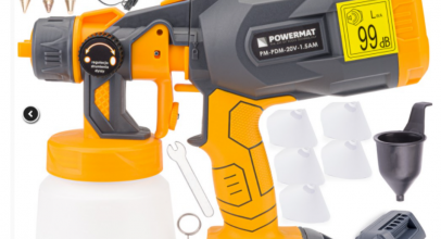 Farbsprühsystem Akku 20V Spritzpistole Wandfarbe für 84,90€ inkl. Versand!