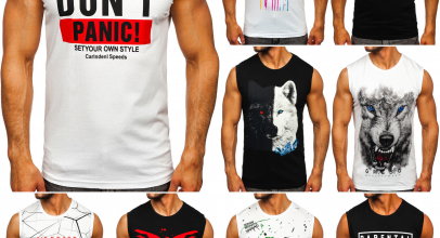Bolf Herren Tanktop T-Shirt Tee Muskelshirt Mix mit Aufdruck für 10,95€ inkl. Versand!