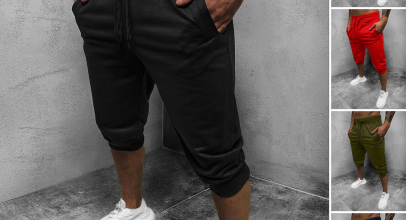 OZONEE Herren Sporthose Kurze Shorts Jogging Fitness Unifarben für 13,95€ inkl. Versand!
