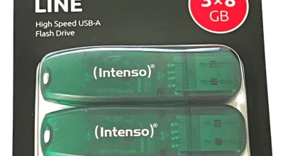 INTENSO 3er Pack USB Stick 8GB Speicherstick Rainbow Line grün für 8,99€ inkl. Versand!