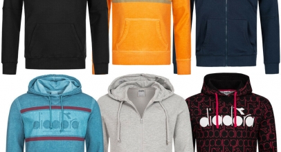 Diadora Full Zip Herren Hoodie Kapuzenjacke Sweatshirt für 22,99€ inkl. Versand!