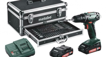 Metabo Akku Bohrschrauber BS 18 Set Mobile Werkstatt 18 V + 2x 2,0 Ah Koffer für 125,46€ inkl. Versand!
