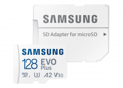 SAMSUNG Evo Plus, 128 GB, Micro-SDXC, Speicherkarte, 130 MB/s für 12,-€ zzgl. Versand!