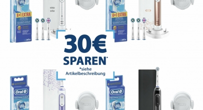 Oral-B Genius 10100S Elektrische Zahnbürste Bluetooth + 30,-€ Cashback für 89,91€ inkl. Versand