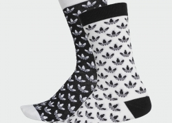 adidas Originals Trefoil 2 Paar Crew Socken mehrfarbig für 8,35€ inkl. Versand!