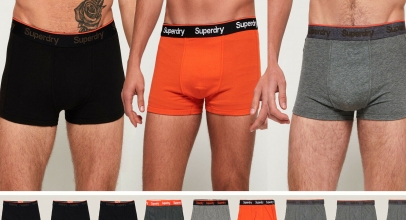 Superdry 3er Pack Herren Orange Label Sport Boxershorts für 13,99€ inkl. Versand!