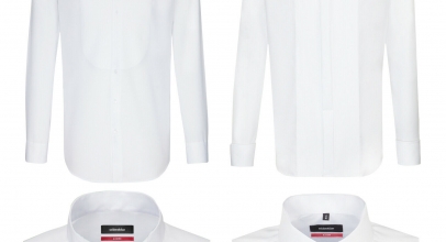 Seidensticker Langarm Smokinghemd Galahemd Modern Regular weiß für 28,95€ inkl. Versand!