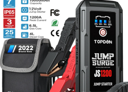2022 TOPDON Auto KFZ Starthilfe 1200A Jump Starter Ladegerät Booster Powerbank für 62,99€ inkl. Versand!