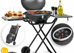 KESSER® Elektrogrill 2-in-1 Tischgrill Standgrill mit Deckel für 139,99€ inkl. Versand!