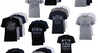 Mustang Herren 4er Pack T-Shirt Frontprint Rundhals für 39,95€ inkl. Versand!