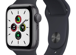 Apple Watch SE Sportarmband 40mm Aluminium GPS Smartwatch spacegrau/mitternacht für 219,90€ inkl. Versand!