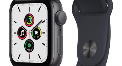 Apple Watch SE Sportarmband 40mm Aluminium GPS Smartwatch spacegrau/mitternacht für 219,90€ inkl. Versand!