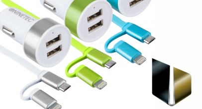 NINETEC 3.1A Dual Auto KFZ Ladegerät 2in1 Lightning & Micro USB Ladekabel für 4,99€ inkl. Versand