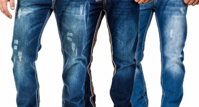 Rock Creek Herren Designer Jeanshosen Comfort Fit Blau Dicke Nähte für 32,90€ inkl. Versand!