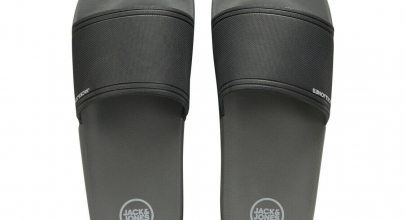 JACK & JONES Herren Sandalen JFWBROODY Pool Slider für 14,50€ inkl. Versand!