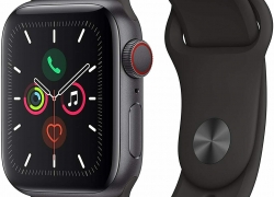 Apple Watch Series 5 GPS Alu 44mm WiFi mit Sport Band Smartwatch für 281,70€ inkl. Versand!