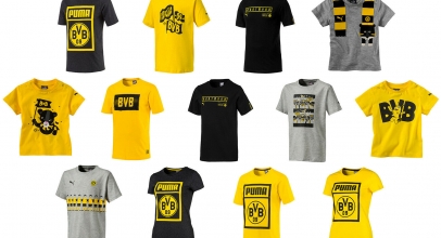 Puma BVB Borussia Dortmund Herren/Damen/Kinder Kurzarm T-Shirt versch. Farben für 14,95€ inkl. Versand