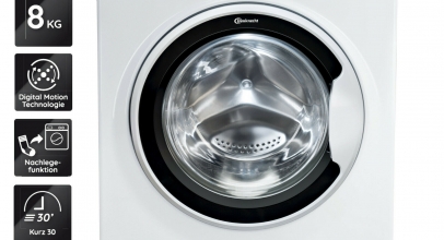 Bauknecht Waschmaschine 8 kg AF 8F4 A+++ Active Care Reload-Funktion Digital Mot für 300,-€ inkl. Versand