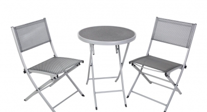 Balkonset 2x Stuhl 1x Tisch Balkonmöbel für 99,98€ inkl. Versand