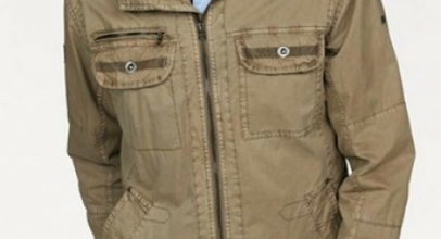 Camel redpoint Herren-Jacke Übergangsjacke lässige Bomberjacke mit Stehkragen für 19,99€ inkl. Versand