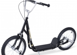 Tretroller Scooter 16 Zoll Kinder Cityroller Kinder schwarz Metall für 79,99€ inkl. Versand!